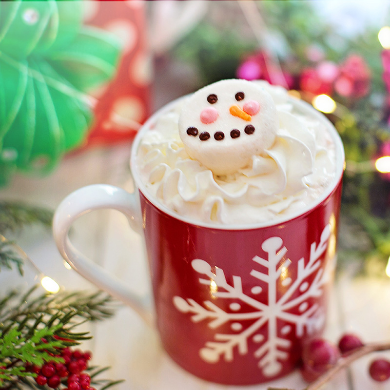 Snowman Hot cocoa